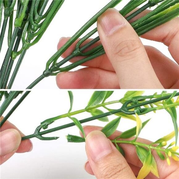 9pcs Artificial UV Resistant Silk Plants for Outdoor - Picture 2 of 7